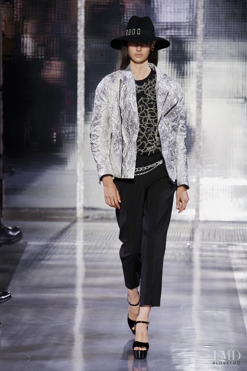 Africa Penalver featured in  the Azzaro fashion show for Spring/Summer 2020