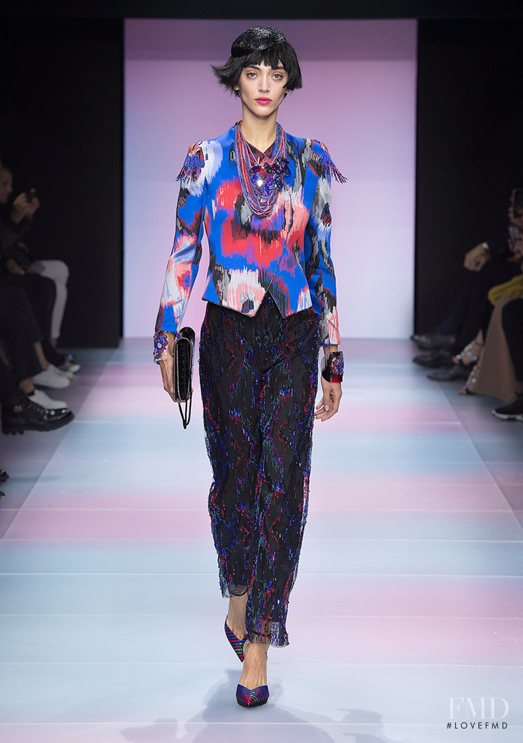 Neus Bermejo featured in  the Armani Prive fashion show for Spring/Summer 2020