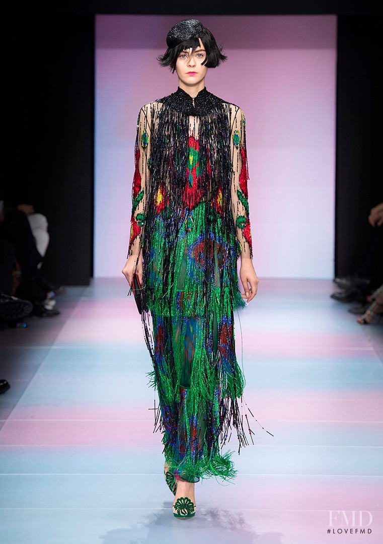 Natalia Napieralska featured in  the Armani Prive fashion show for Spring/Summer 2020