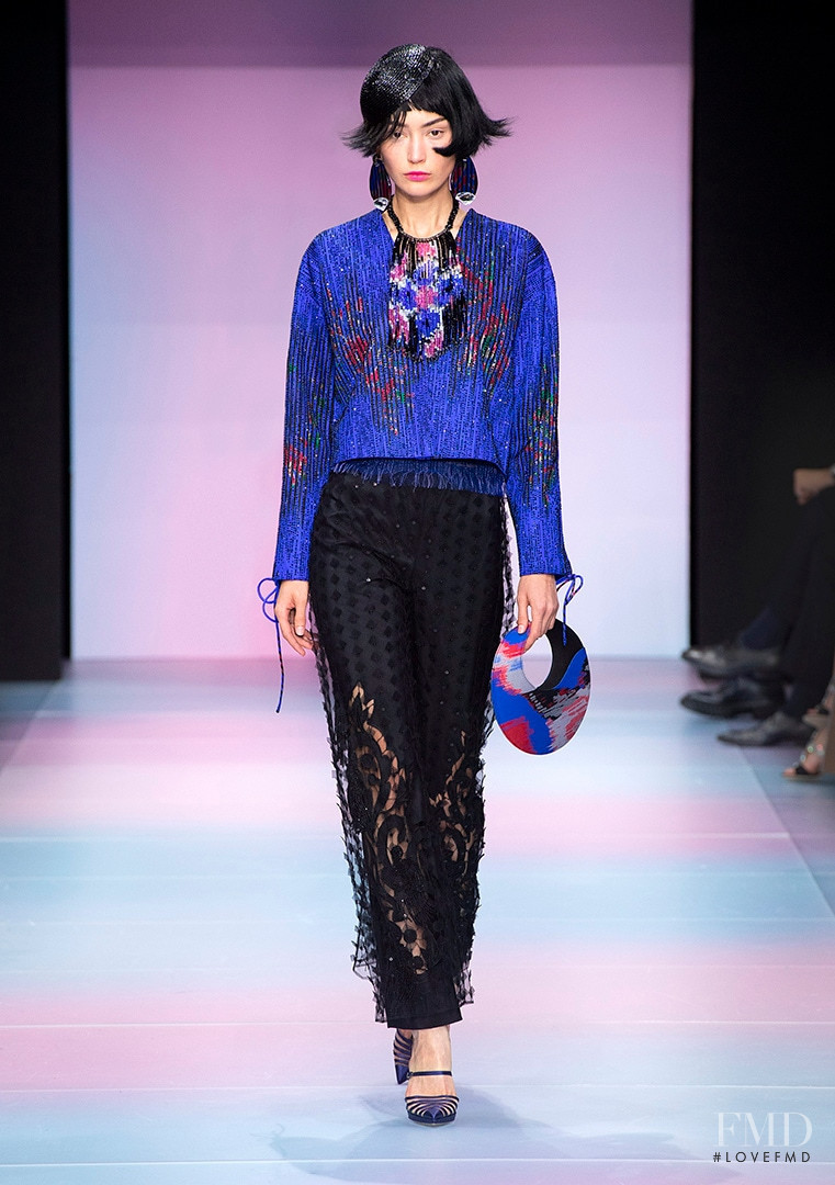 Saida Valieva featured in  the Armani Prive fashion show for Spring/Summer 2020