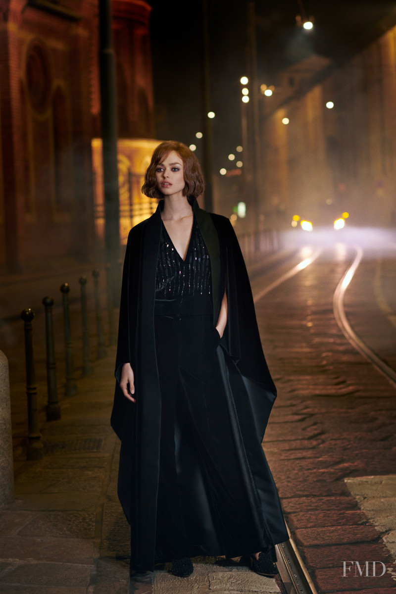 Birgit Kos featured in  the Alberta Ferretti Limited Edition lookbook for Spring/Summer 2020