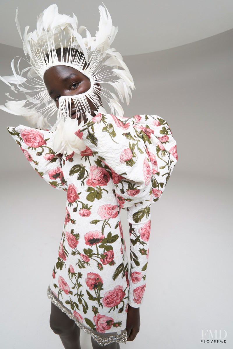 Akon Changkou featured in  the Giambattista Valli Haute Couture fashion show for Spring/Summer 2020