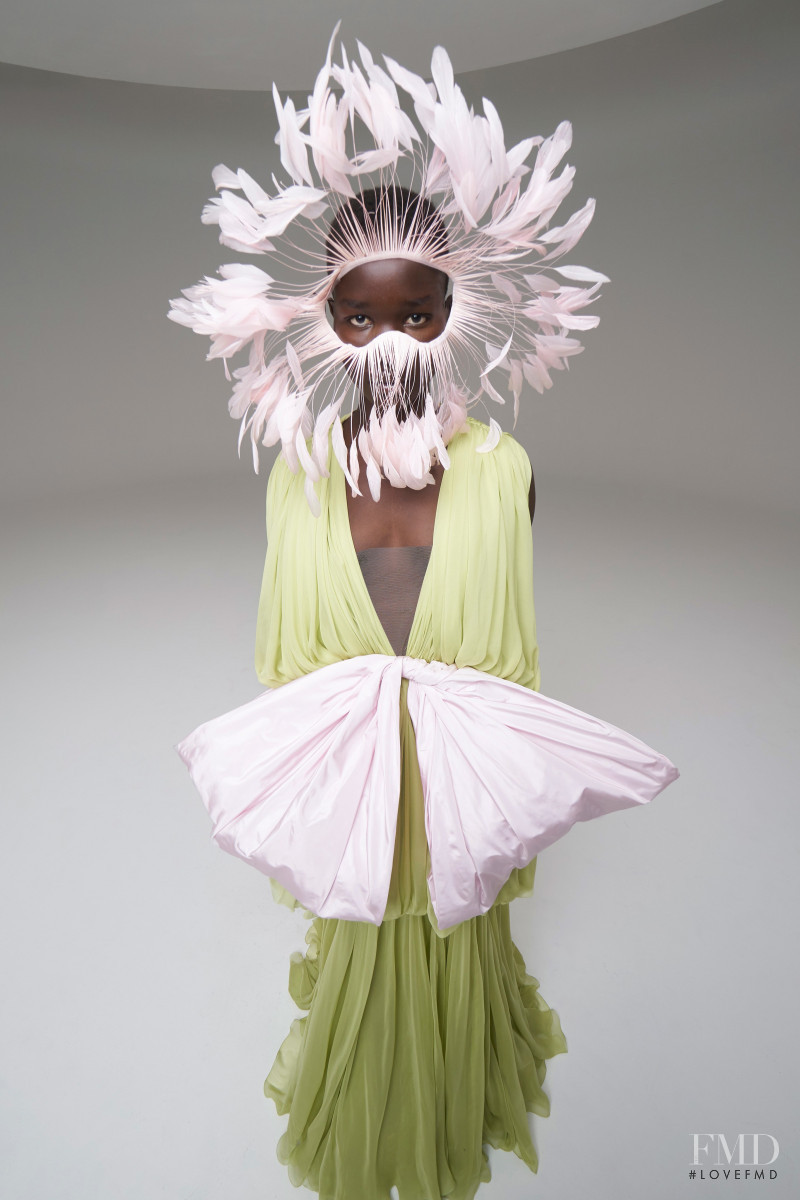 Akon Changkou featured in  the Giambattista Valli Haute Couture fashion show for Spring/Summer 2020