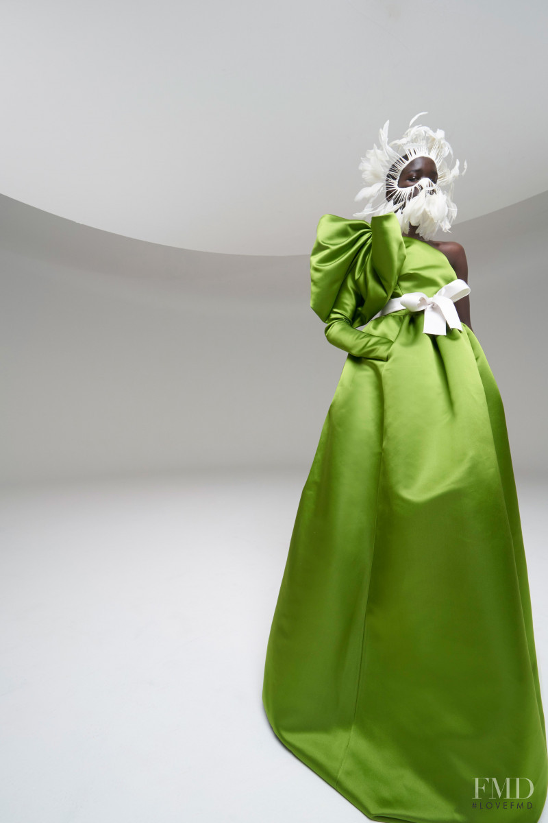 Akon Changkou featured in  the Giambattista Valli Haute Couture fashion show for Spring/Summer 2020