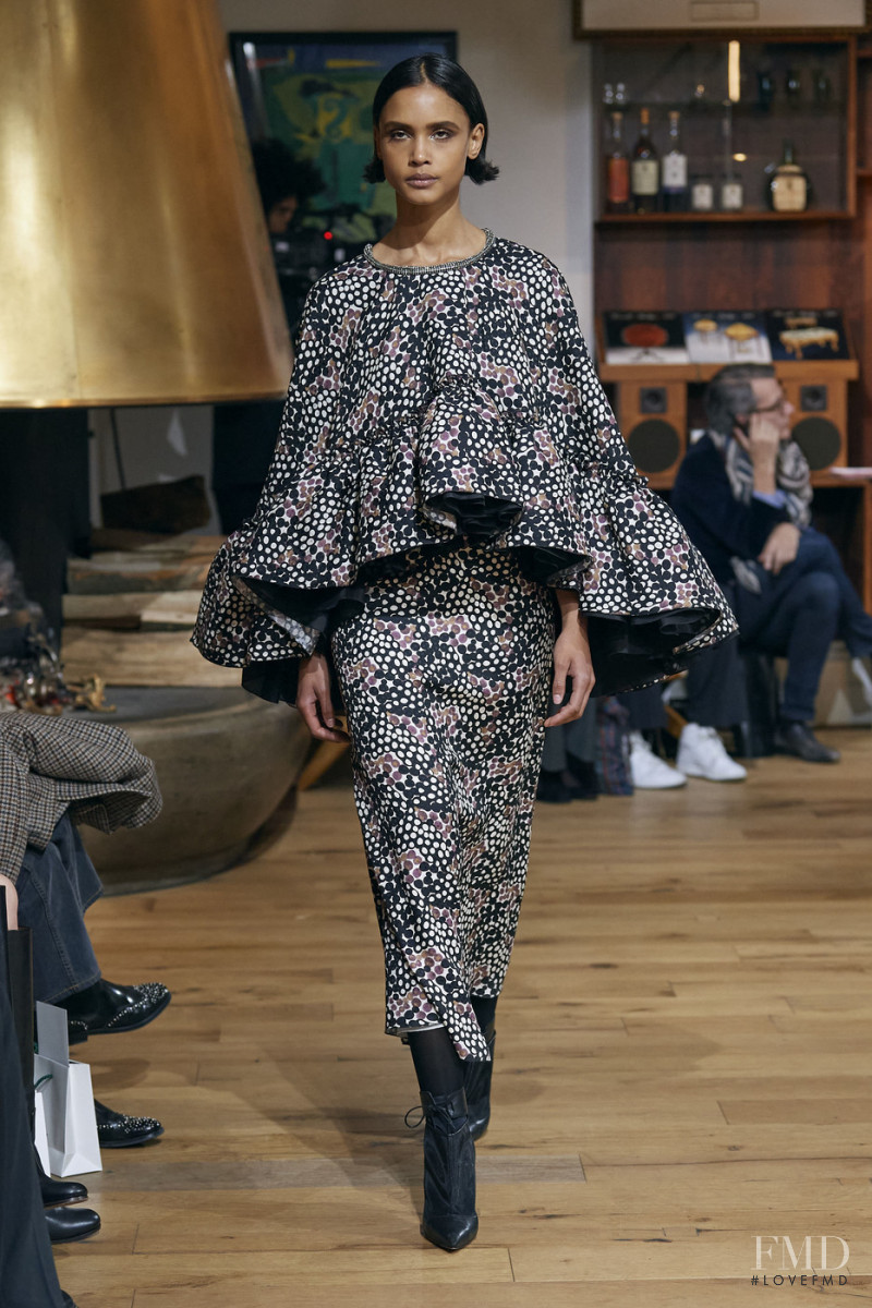 Malaika Holmen featured in  the Julie De Libran fashion show for Spring/Summer 2020