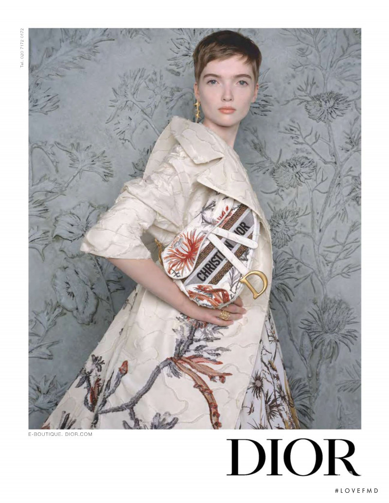 Ruth Bell featured in  the baby Dior advertisement for Spring/Summer 2020