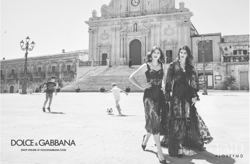 Bianca Balti featured in  the Dolce & Gabbana advertisement for Spring/Summer 2020