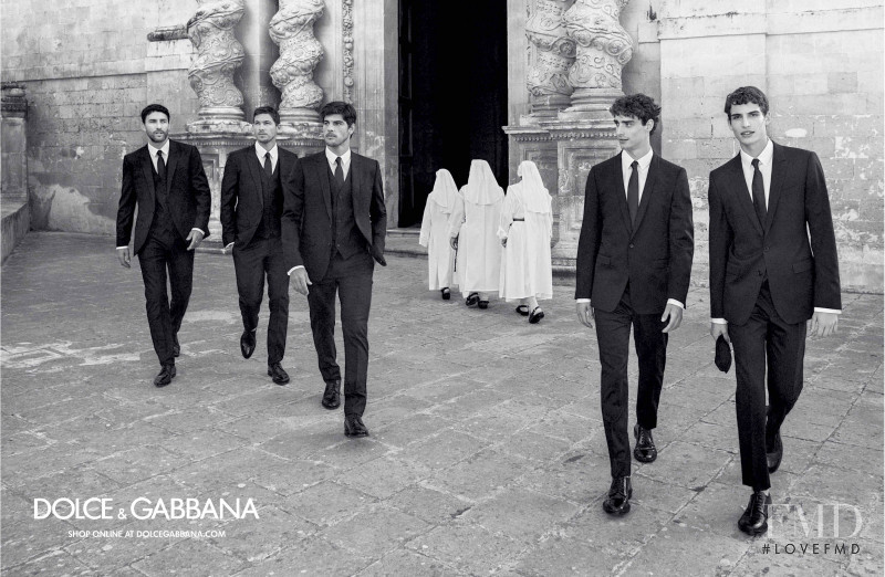 Adam Senn featured in  the Dolce & Gabbana advertisement for Spring/Summer 2020