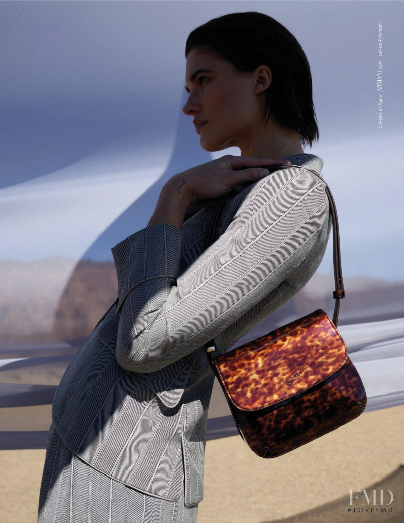 Julia van Os featured in  the Giorgio Armani advertisement for Spring/Summer 2020