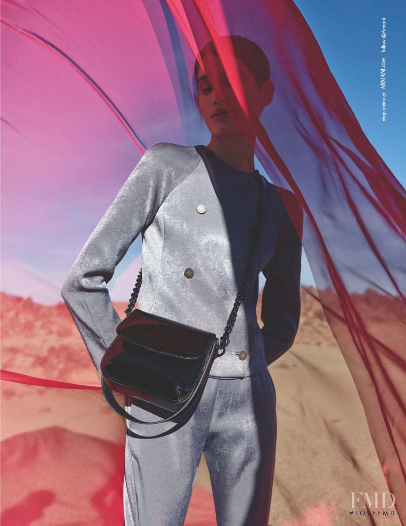 Katia Andre featured in  the Giorgio Armani advertisement for Spring/Summer 2020