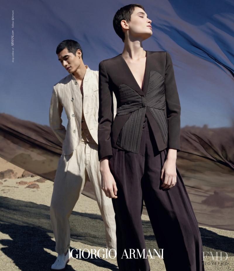 Pepe Barroso featured in  the Giorgio Armani advertisement for Spring/Summer 2020