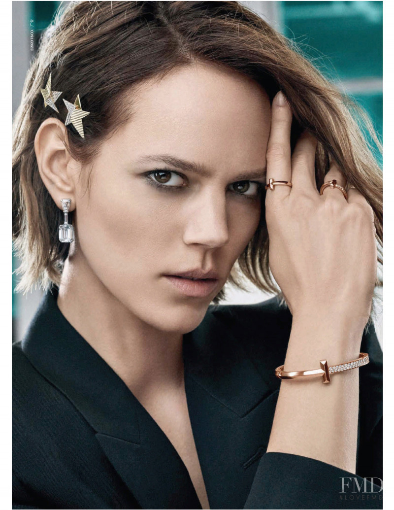 Freja Beha Erichsen featured in  the Tiffany & Co. advertisement for Spring/Summer 2020