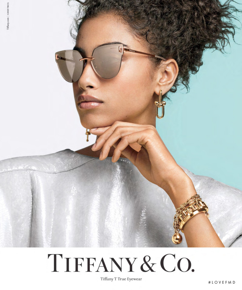 Imaan Hammam featured in  the Tiffany & Co. advertisement for Spring/Summer 2020