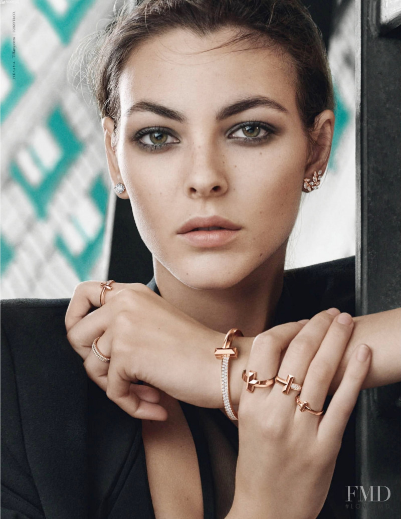 Vittoria Ceretti featured in  the Tiffany & Co. advertisement for Spring/Summer 2020