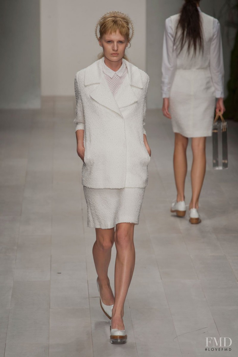Renee van Seggern featured in  the Simone Rocha fashion show for Spring/Summer 2013