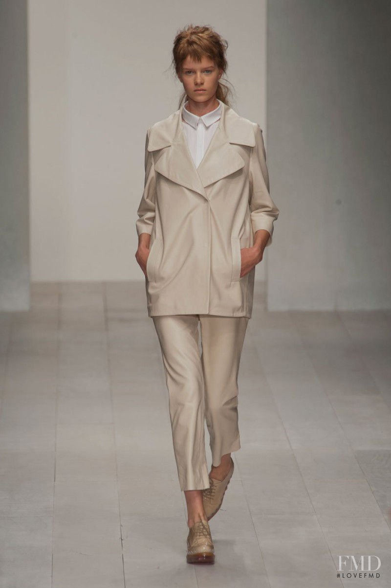 Kadri Vahersalu featured in  the Simone Rocha fashion show for Spring/Summer 2013