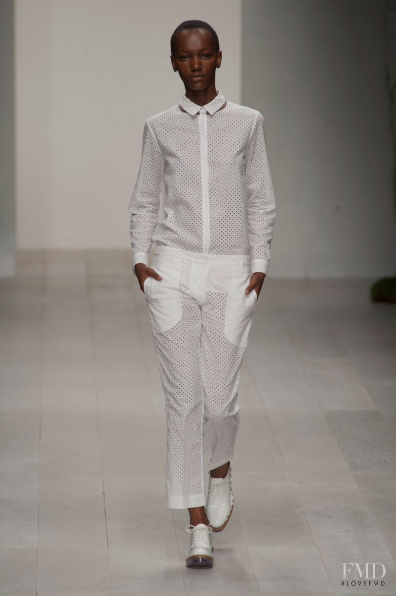 Herieth Paul featured in  the Simone Rocha fashion show for Spring/Summer 2013