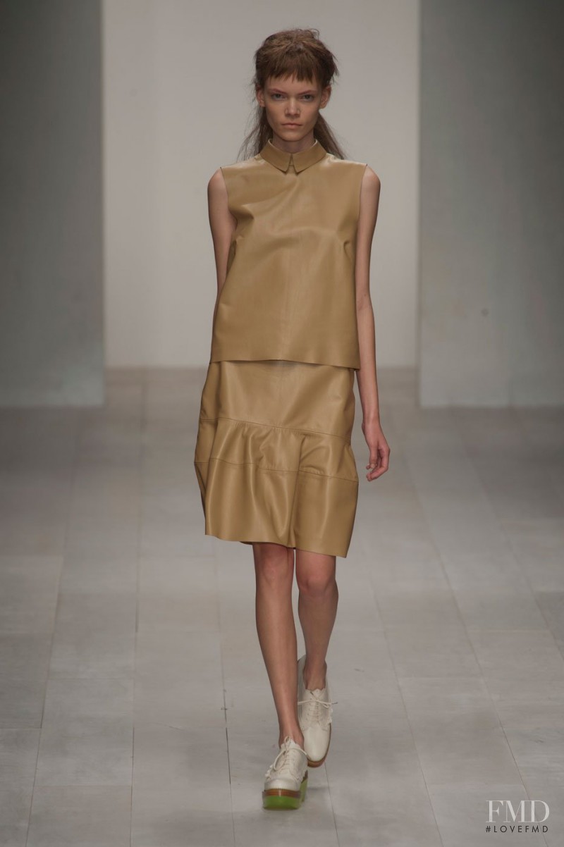 Ellen Pinaffi featured in  the Simone Rocha fashion show for Spring/Summer 2013