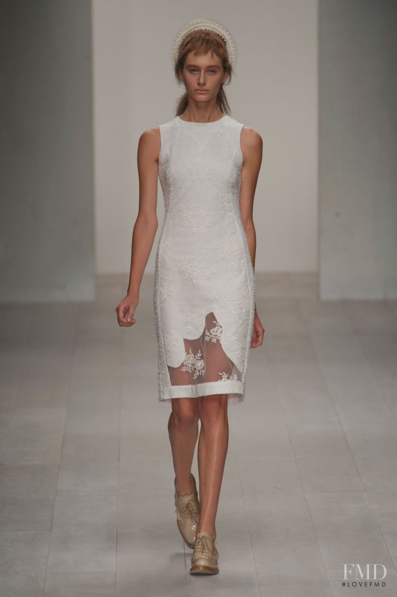 Noam Frost featured in  the Simone Rocha fashion show for Spring/Summer 2013
