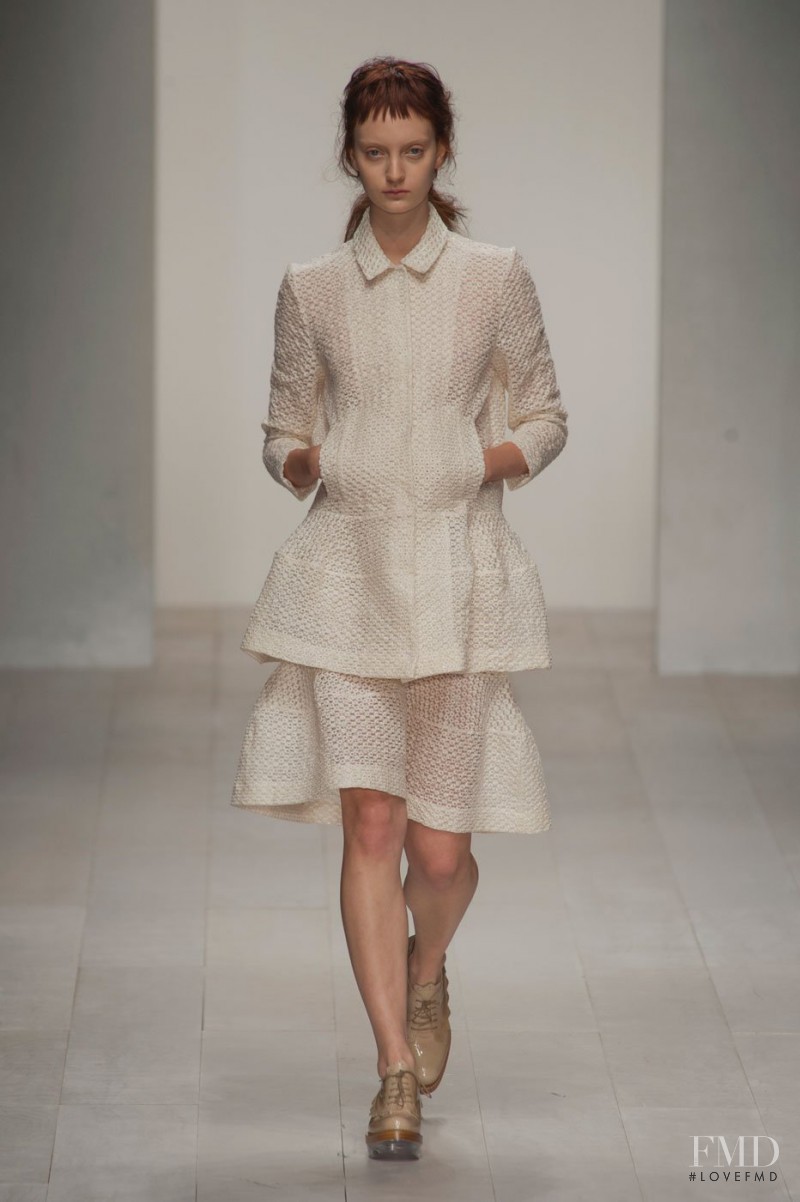 Codie Young featured in  the Simone Rocha fashion show for Spring/Summer 2013