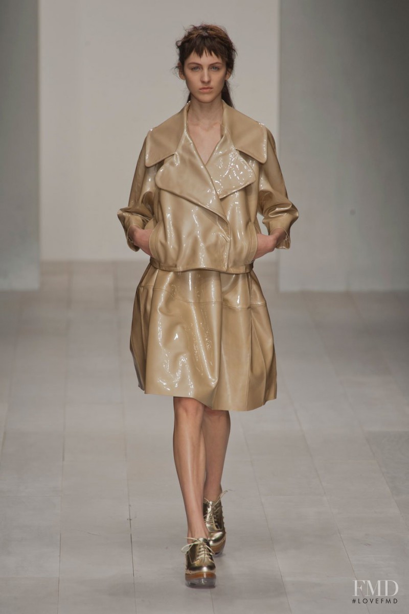 Lida Fox featured in  the Simone Rocha fashion show for Spring/Summer 2013