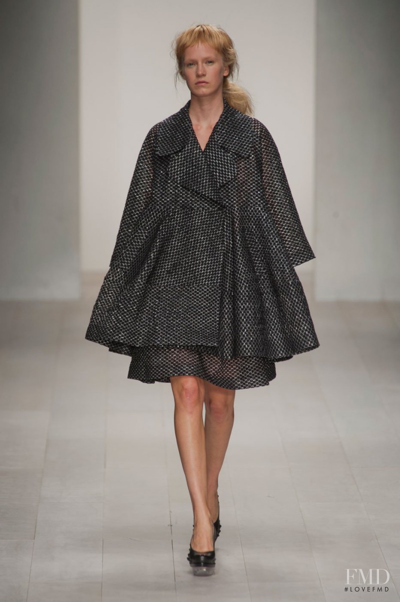 Jenny Sinkaberg featured in  the Simone Rocha fashion show for Spring/Summer 2013