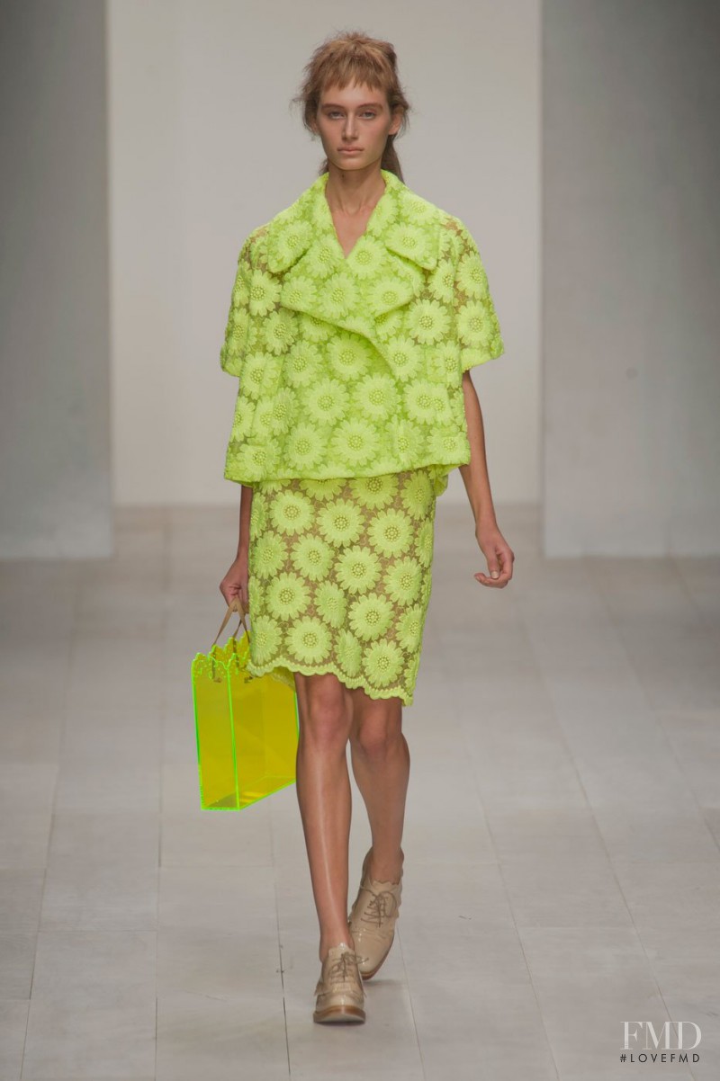 Noam Frost featured in  the Simone Rocha fashion show for Spring/Summer 2013