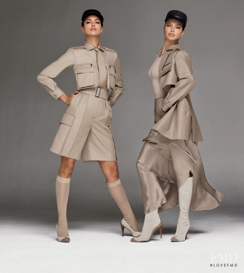 Adriana Lima featured in  the Max Mara advertisement for Spring/Summer 2020