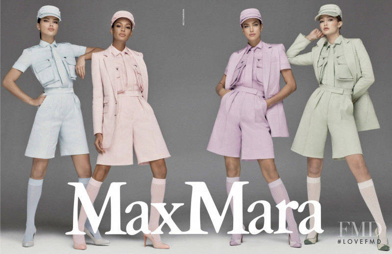 Adriana Lima featured in  the Max Mara advertisement for Spring/Summer 2020
