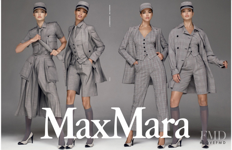 Adriana Lima featured in  the Max Mara advertisement for Spring/Summer 2020