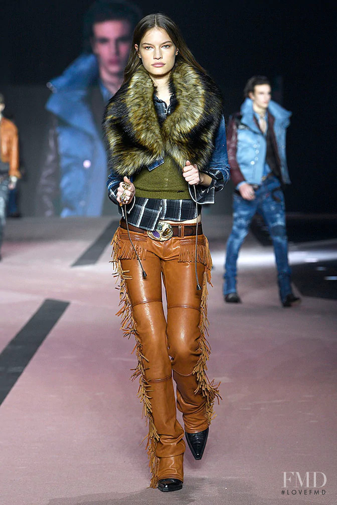 Faretta Radic featured in  the DSquared2 fashion show for Autumn/Winter 2020