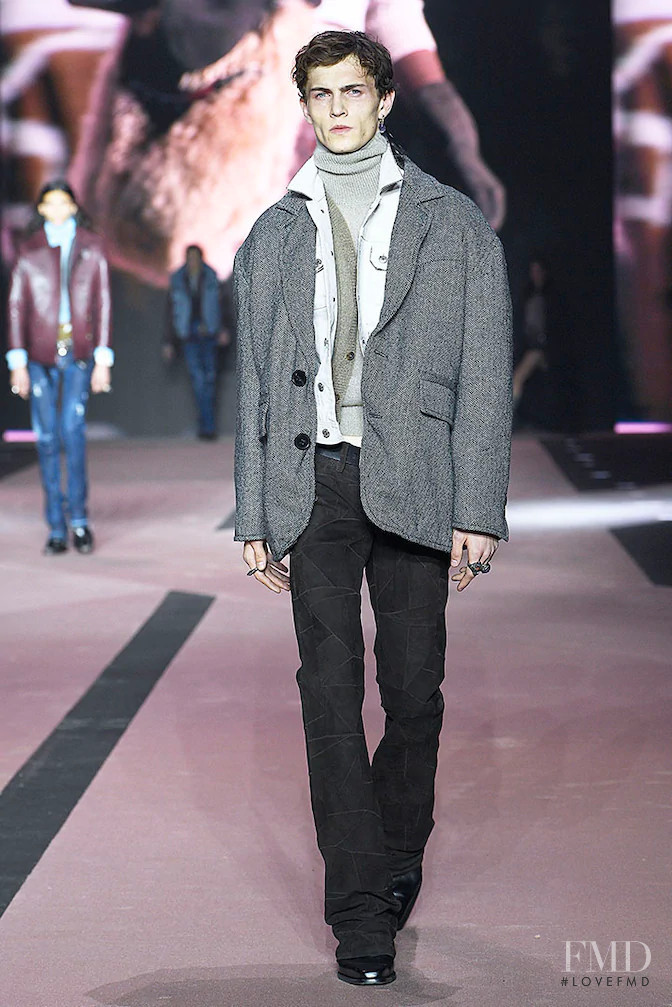 Luc Defont Saviard featured in  the DSquared2 fashion show for Autumn/Winter 2020
