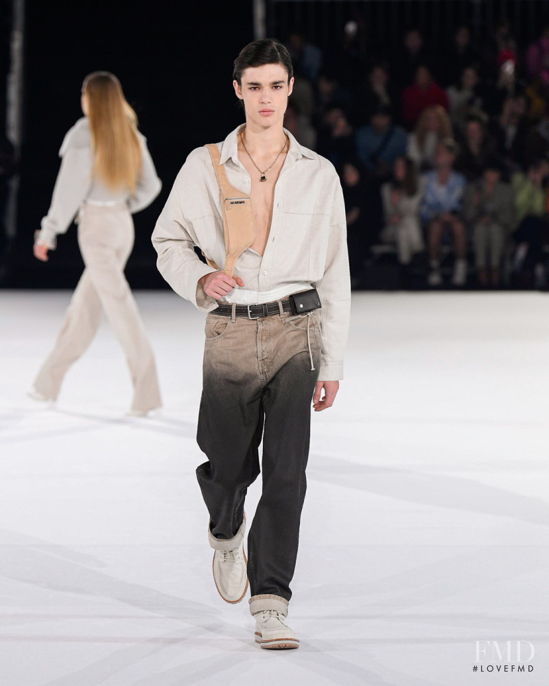 Fernando Lindez featured in  the Jacquemus fashion show for Autumn/Winter 2020