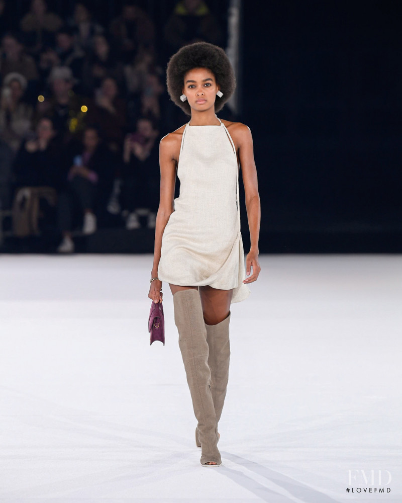 Blesnya Minher featured in  the Jacquemus fashion show for Autumn/Winter 2020