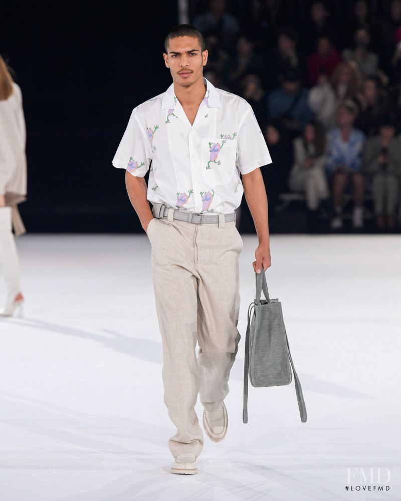Geron Mckinley featured in  the Jacquemus fashion show for Autumn/Winter 2020