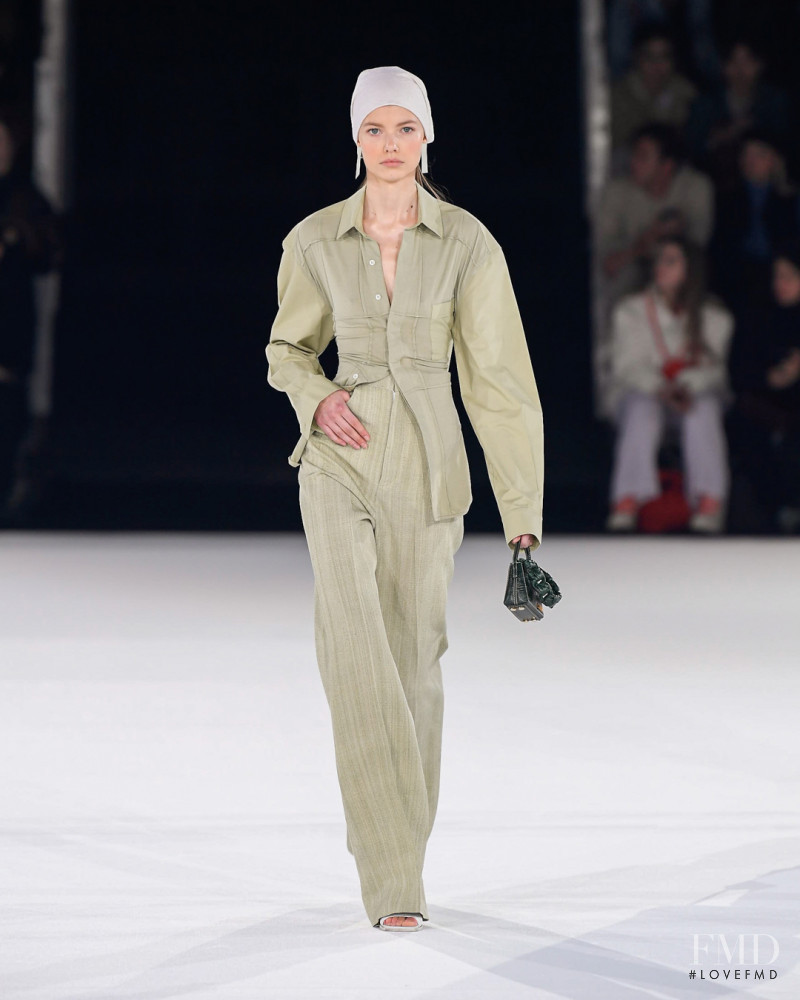 Mathilde Henning featured in  the Jacquemus fashion show for Autumn/Winter 2020