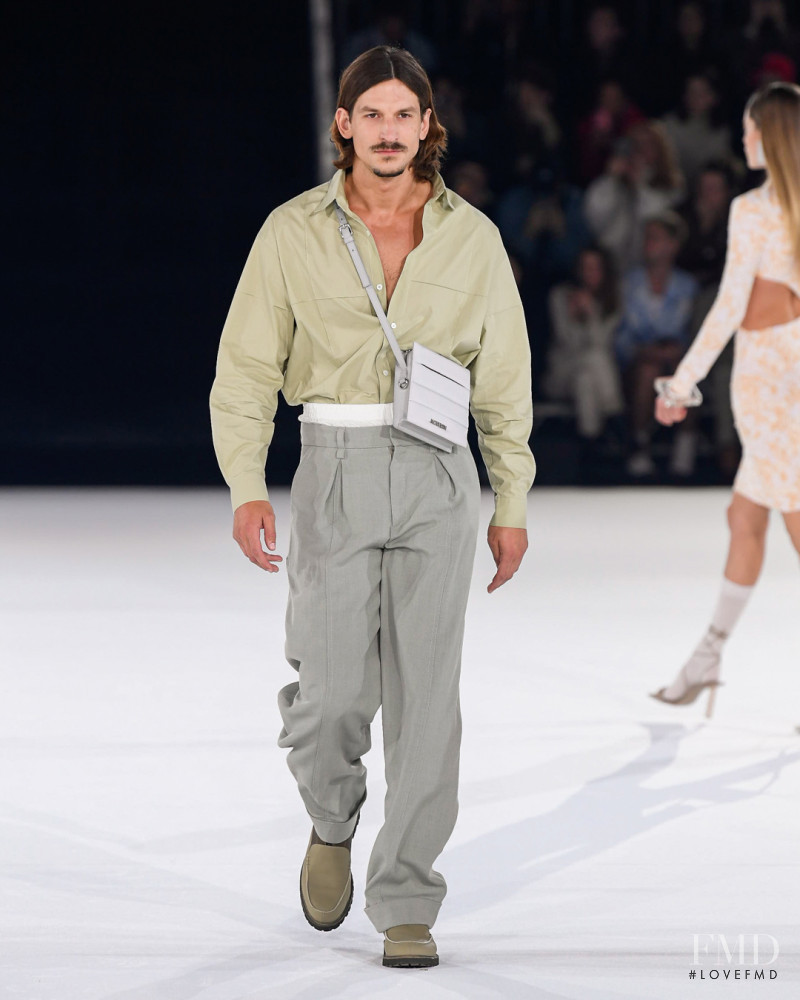 Jarrod Scott featured in  the Jacquemus fashion show for Autumn/Winter 2020