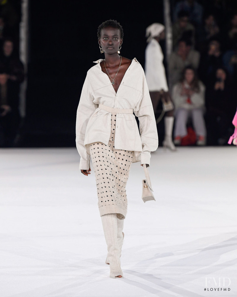 Aliet Sarah Isaiah featured in  the Jacquemus fashion show for Autumn/Winter 2020