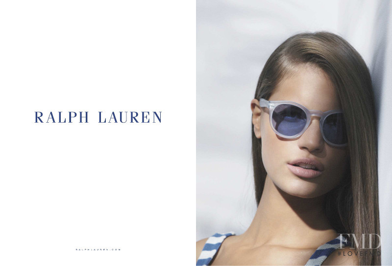 Faretta Radic featured in  the Ralph Lauren Eyewear advertisement for Spring/Summer 2018