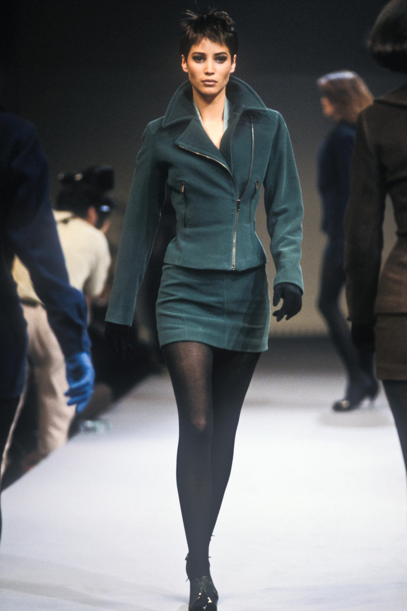 Christy Turlington featured in  the Alaia fashion show for Autumn/Winter 1990