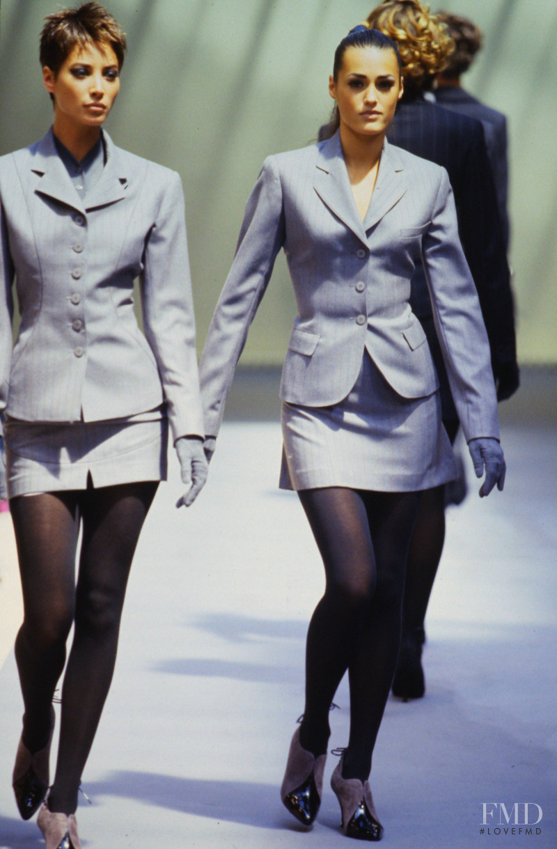 Christy Turlington featured in  the Alaia fashion show for Autumn/Winter 1990