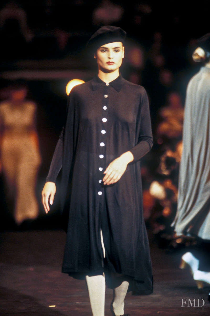 Talisa Soto featured in  the Jean-Paul Gaultier fashion show for Spring/Summer 1988