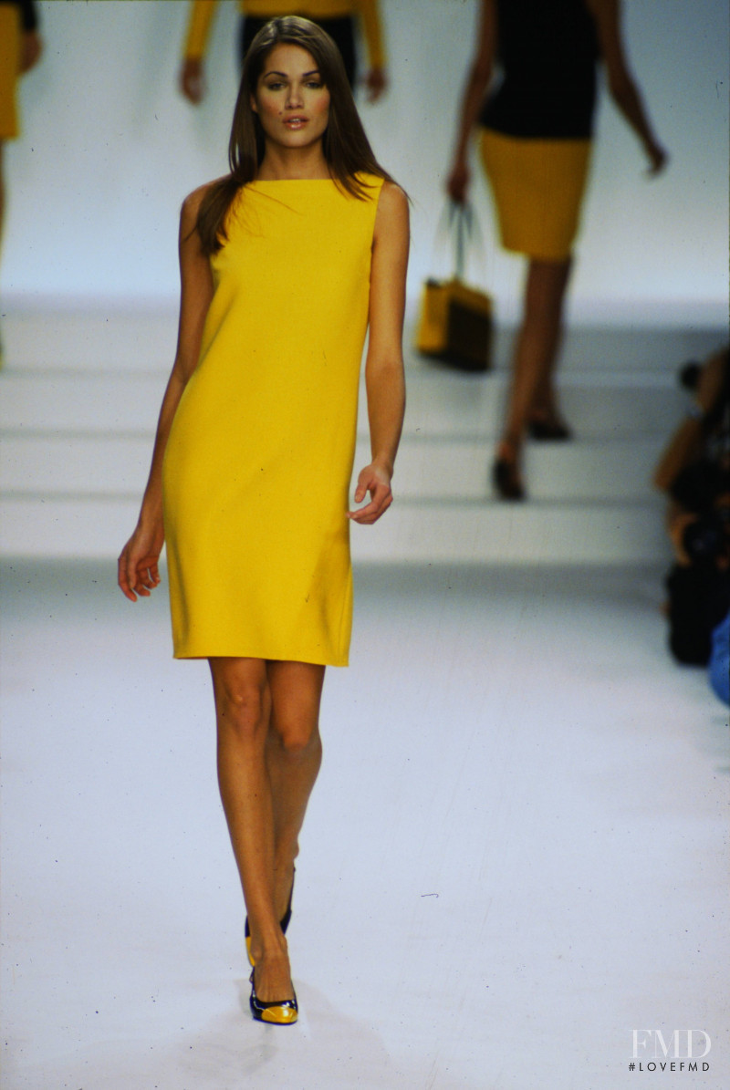 Rosemarie Wetzel featured in  the Ralph Lauren Collection fashion show for Spring/Summer 1996