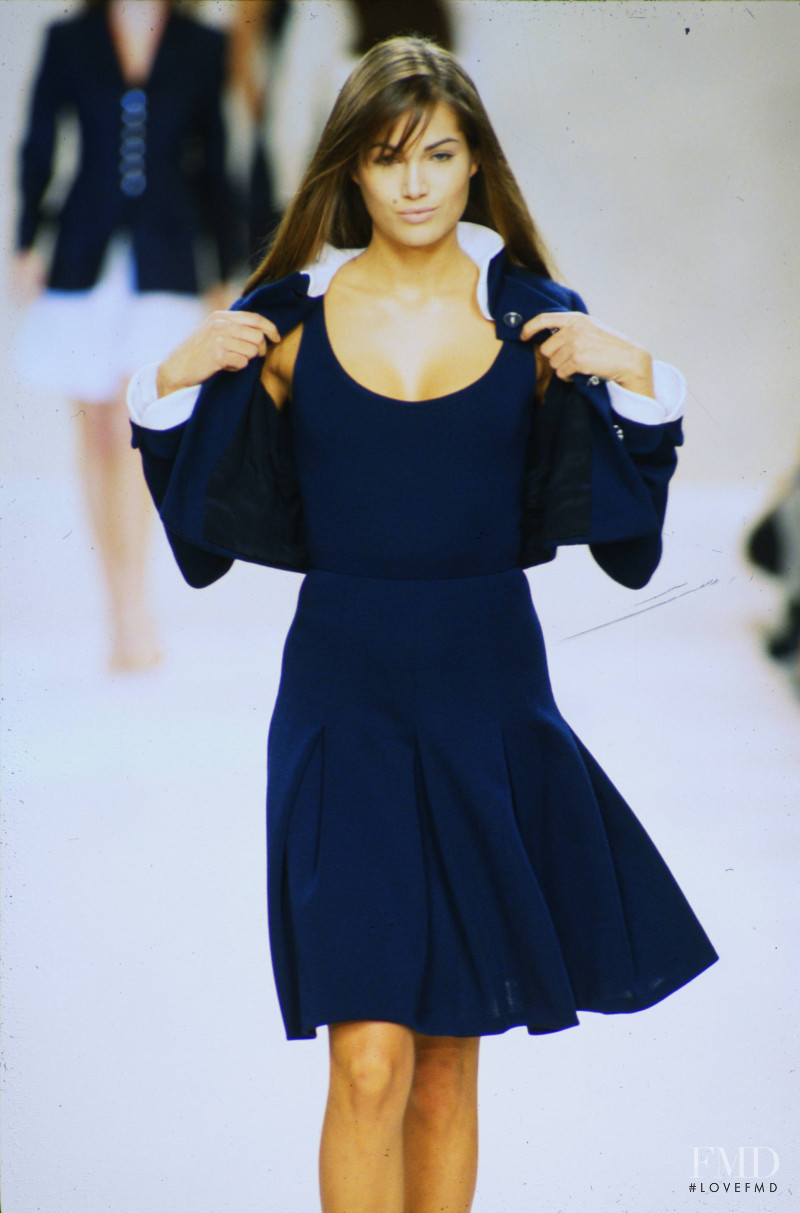 Rosemarie Wetzel featured in  the Bill Blass fashion show for Spring/Summer 1996