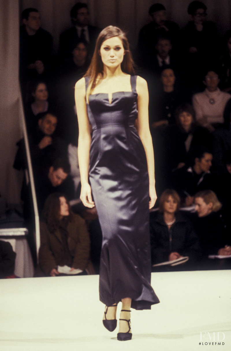 Rosemarie Wetzel featured in  the Alberta Ferretti fashion show for Autumn/Winter 1995