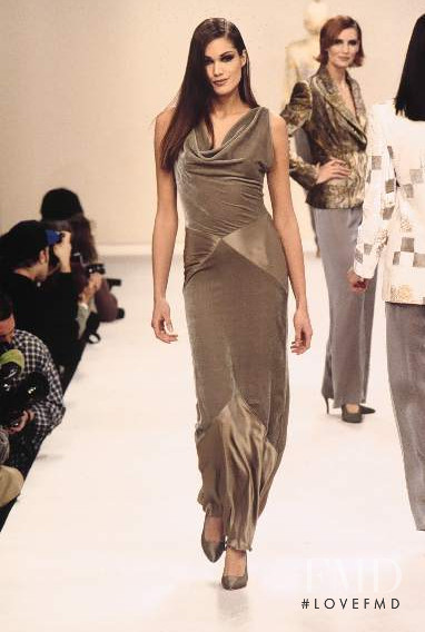 Rosemarie Wetzel featured in  the Bill Blass fashion show for Autumn/Winter 1995