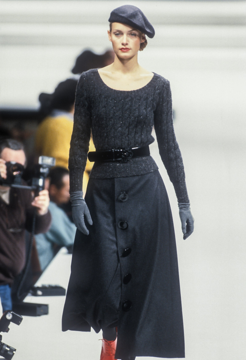 Amber Valletta featured in  the Krizia fashion show for Autumn/Winter 1995
