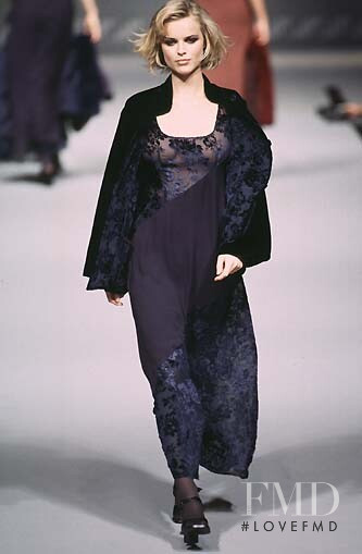 Eva Herzigova featured in  the Les Copains fashion show for Autumn/Winter 1997