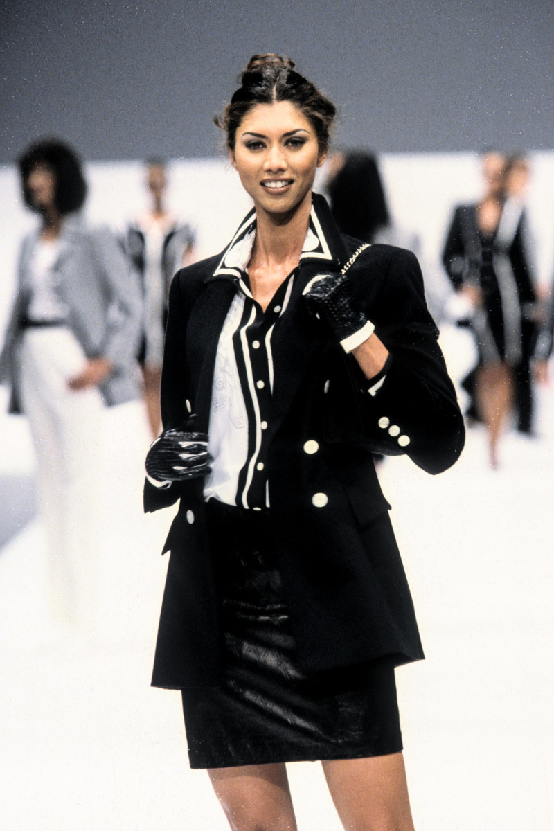 Perine Fernando featured in  the Escada fashion show for Spring/Summer 1997