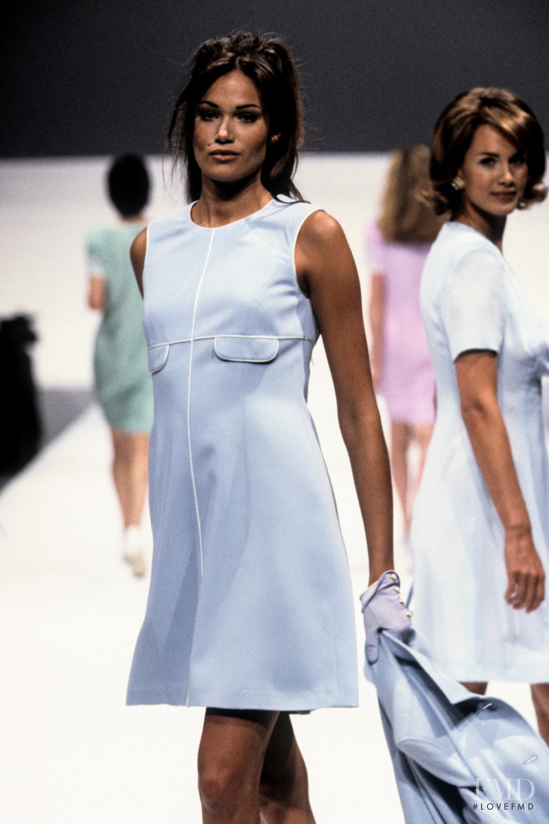 Rosemarie Wetzel featured in  the Escada fashion show for Spring/Summer 1997
